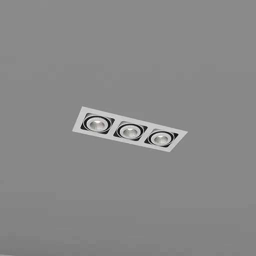 Встраиваемый светильник Skarlat RGL7115-3 3x12W WH+BK 4000K