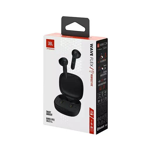 TWS-наушники TWS JBL Wave Flex Black (JBLWFLEXBLK) - фото 4
