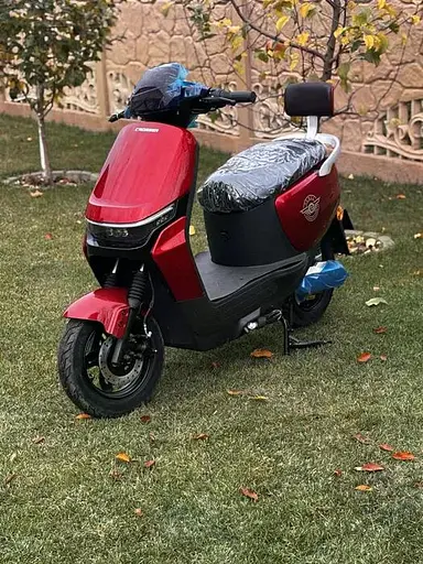 Электроскутер Двухместный Crosser CR14 (1000W, 72V/24Ah) Красный - фото 3