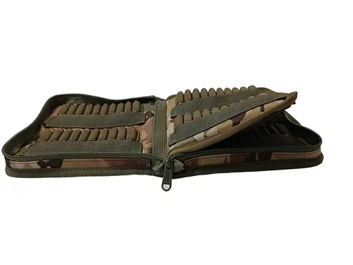 Сумка-патронташ закрита для 223 на 80 шт GEN 3 мультикам з карманом та моллі - фото 2