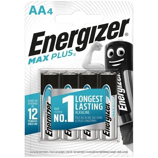 Элемент питания Energizer AA Max Plus Brille 7638900423211 уп. 4 шт. 
