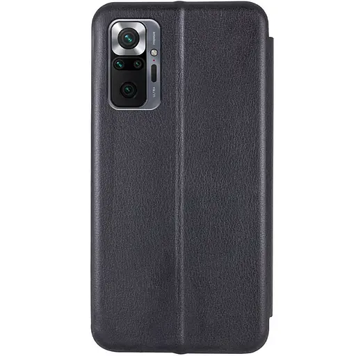 Чехол-книжка кожаный Epik Classy для Xiaomi Redmi Note 10 Pro/10 Pro Max Черный - фото 4