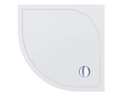 Піддон для душової кабіни Miraggio Madrid 800 з литого мармуру 794x794x31 R550 00413101 Білий - фото 2