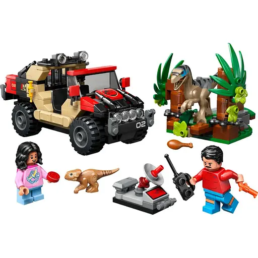 Конструктор LEGO Jurassic World Втеча по бездоріжжю від раптора 285 деталей (76972) - фото 2