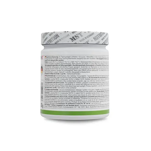 Амінокислоти MST BCAA ZERO, 300 грам - Зелене яблуко - фото 3