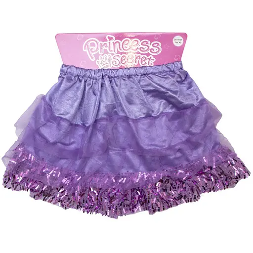 Детская карнавальная юбочка Princess Secret 30 см фиолетовая (DRW-307)