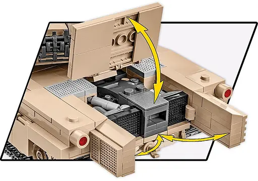 Конструктор COBI танк Abrams 2622 - фото 8
