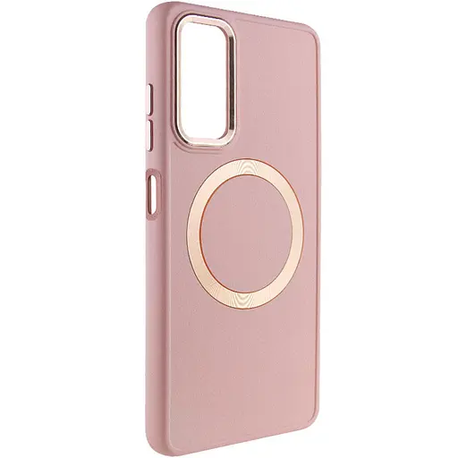 Чехол Epik TPU Bonbon Metal Style with MagSafe для Samsung Galaxy A15 4G/5G/M15 5G Розовый/Light Pink