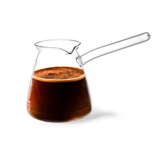 Турка для варки кофе Fissman жаропрочное стекло 650 мл (9439) - фото 2