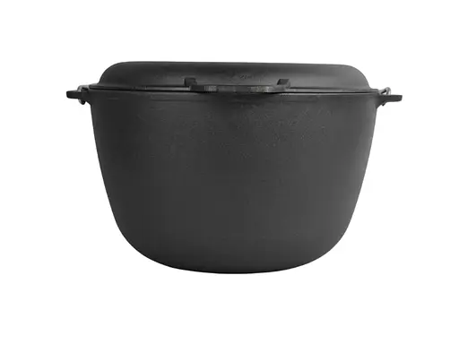 Казан чавунний туристичний 10 л з кришкою-сковородою та чохлом - фото 10