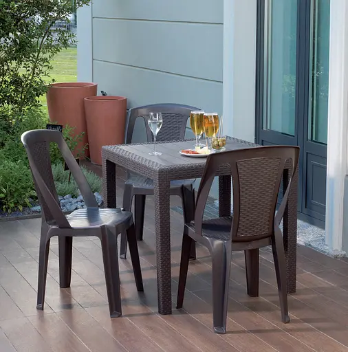 Стіл Progarden KING 79x79х72  коричневий - фото 4