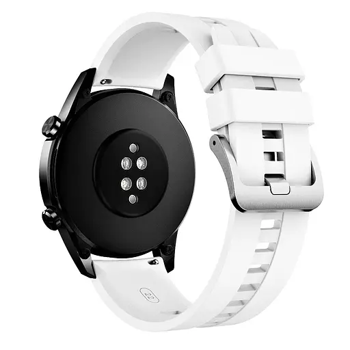 Ремінець силіконовий Tamister для годинника 22 мм Type D білий - фото 3