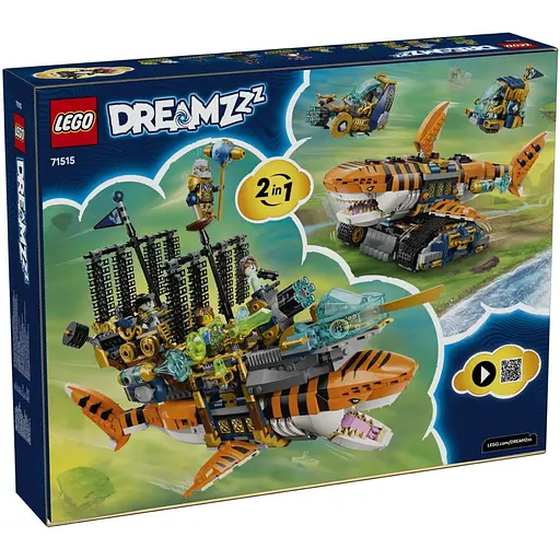 Конструктор LEGO DREAMZzz Танкер тигрова акула 1548 деталей (71515)  1548 - фото 9