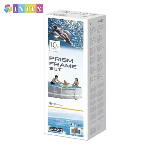 Басейн каркасний Intex 26700 NP круглий 305x76 см об'єм 4485 л від 6 років - фото 3