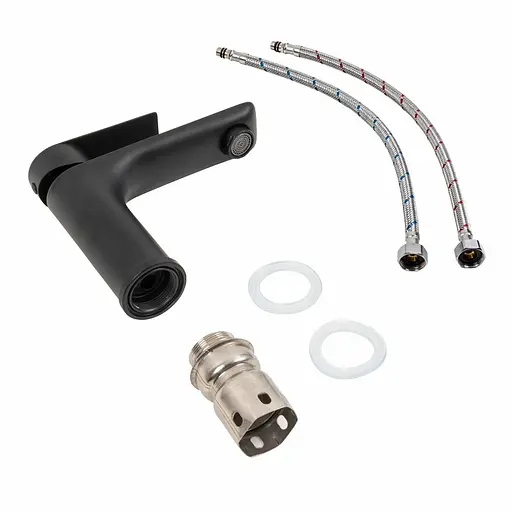 Смеситель для умывальника Platinum AR22 черный - фото 3