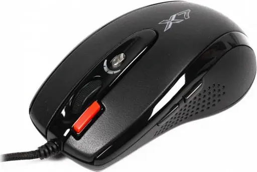 Миша A4Tech X-718BK USB black - фото 1