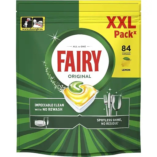Капсулы для посудомоечных машин Fairy Original Все-в-1, 84 шт. - фото 1