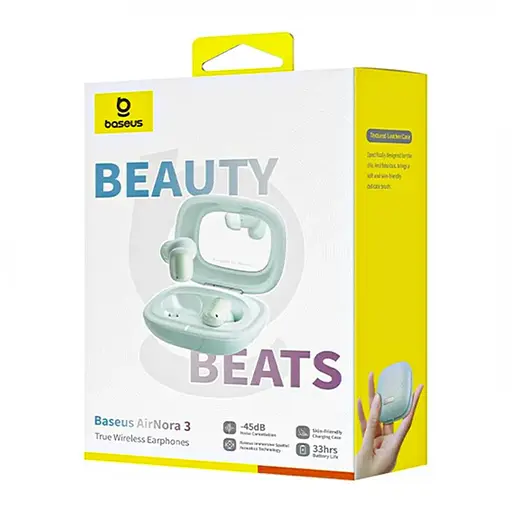 Бездротові TWS навушники Baseus AirNora 3 (A00076701) Natural Green - фото 5