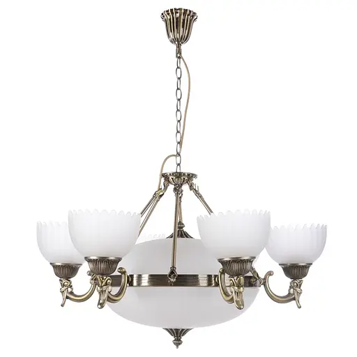 Люстра подвесная Brille классическая E27 60W BZ (BKL-454S/9)