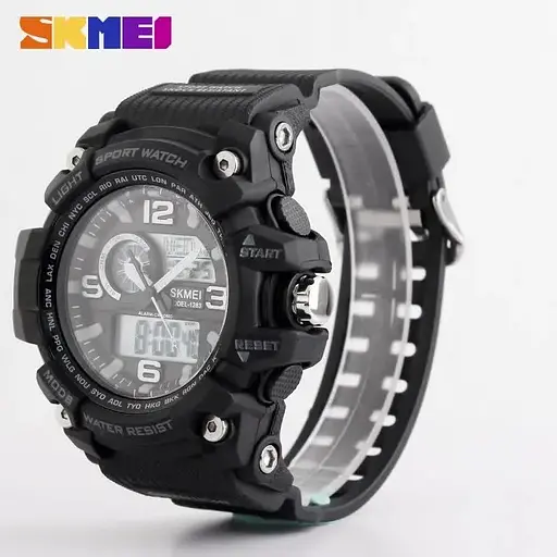 Чоловічий годинник Skmei Del 1283 Чорний - фото 5