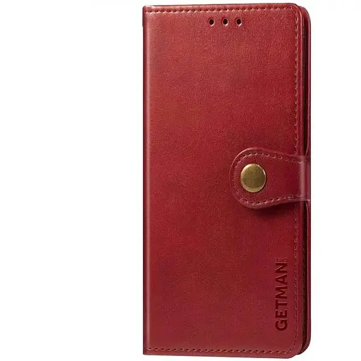 Шкіряний чохол-книжка GETMAN Gallant (PU) для Xiaomi Redmi A1 / A2 Червоний