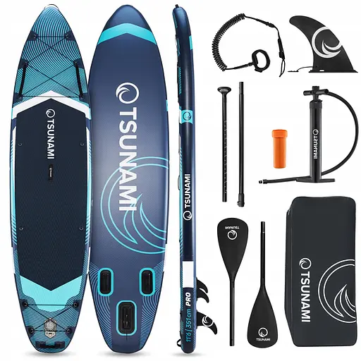 Надувная SUP доска TSUNAMI PRO 350 см с веслом T12 (P-5905973405607) - фото 1