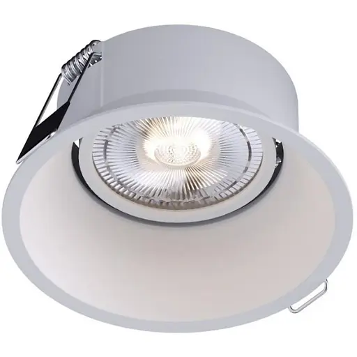 Светильник точечный врізний KLOODI KD-1129-R WH - фото 1
