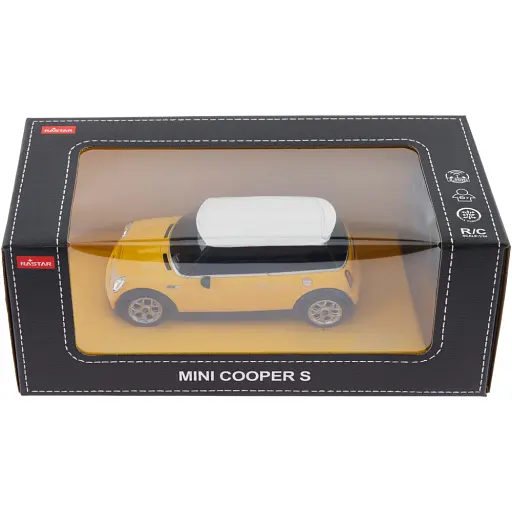 Машинка Rastar Mini Cooper S 1:24 Желтый - фото 9
