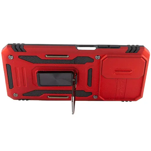 Ударостійкий чохол Epik Camshield Army Ring для Xiaomi Redmi 9A Червоний / Red - фото 4