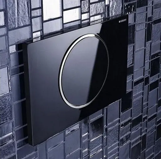 Клавіша змиву Geberit Sigma10 чорний мат 115.758.14.5, Чорний матовий - фото 2