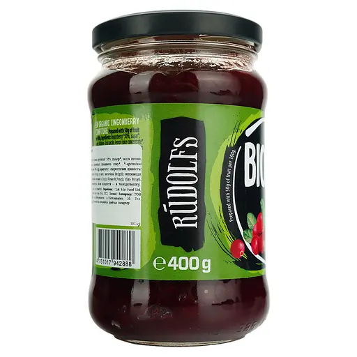 Конфитюр Rudolfs брусничный 400 г - фото 5