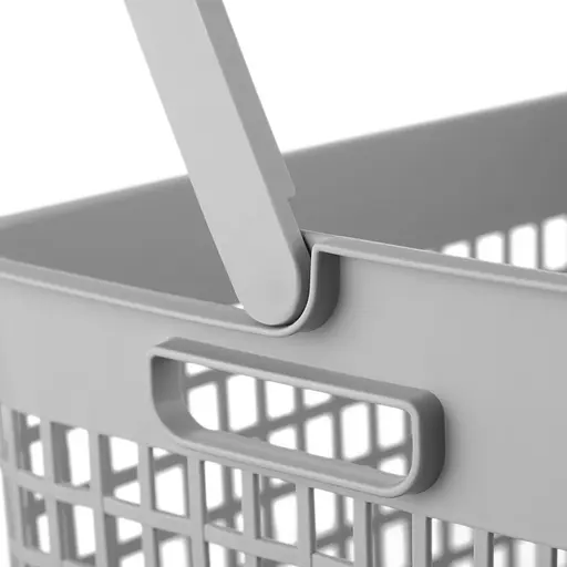 Корзина для белья Ardesto пластик PP 38x29.5x33 см 26 л серая (ARHC2402GG) - фото 7