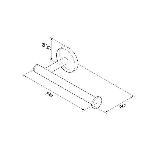Тримач туалетного паперу AM.PM X-Joy хром A85A34100 Хром - фото 7