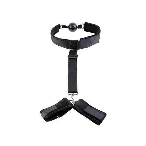 BDSM бондаж для рук та ніг від Scappa для інтимної гри Чорний K000218 - фото 1