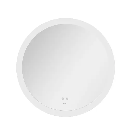 Дзеркало Qtap Taurus R800 з LED-підсвічуванням Touch, з антизапотіванням, з димером температури кольору (3000-6500K) QT2478R807 - фото 3