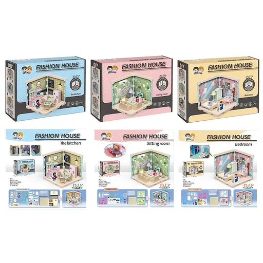 Конструктор DIY Toys Ляльковий будинок в асортименті (CJ-4051459) - фото 1