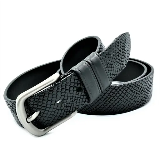 Ремінь шкіряний Weatro чоловічий 110-125х4 см acs0014095 - фото 3