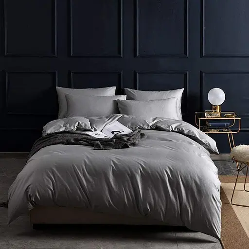 Пододеяльник 216х240см бязь серого цвета 327119