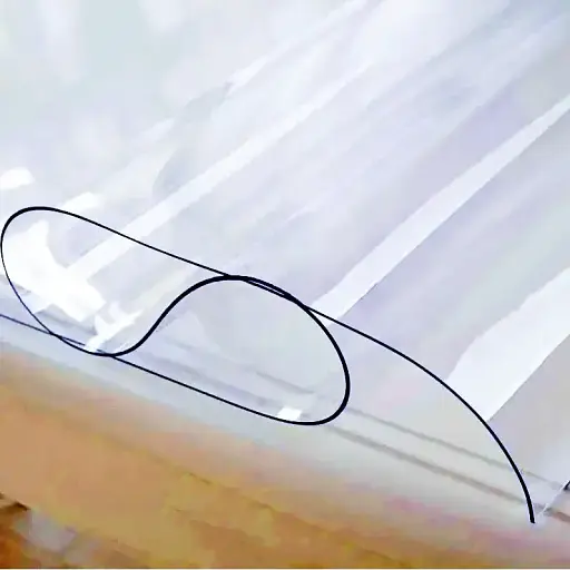 Силиконовая скатерть Crystal Мягкое стекло круг ∅ 90 см 1.5 мм (1500 микрон)