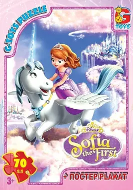 Пазлы G-Toys София Прекрасная, 70 элементов, SF007