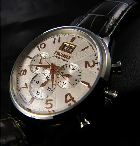 Часы Seiko Chronograph SPC087P1 кварц. - фото 2