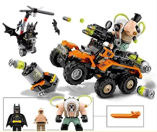 Конструктор Decool 7130 Хімічна атака Бейна - 366 дет. - фото 9