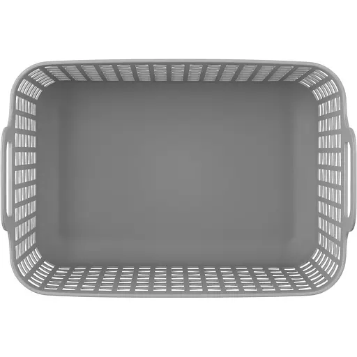 Кошик для зберігання Ardesto пластик PP 33x22.5x25.2 см 12.5 л cірий (ARHC2512GG) - фото 4