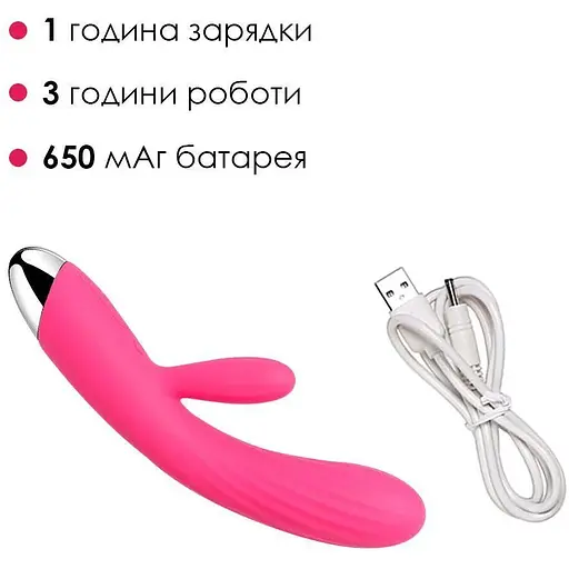 Смарт-вибратор кролик Svakom Angel Plum Red с подогревом и двойной стимуляцией - фото 5
