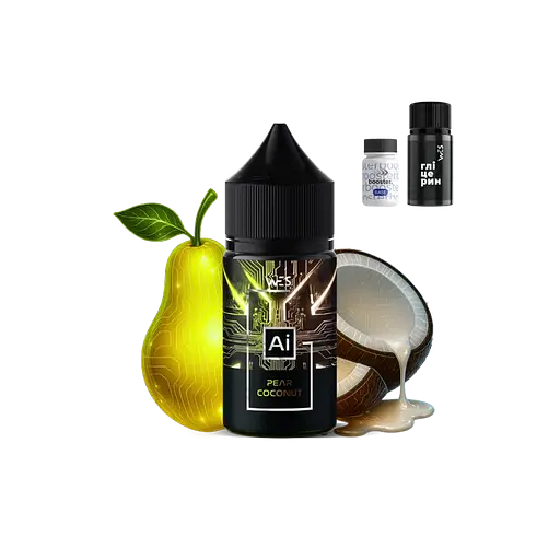 Набор компонентов для самозамеса солевой заправки WES AI 30 мл Pear Coconut Груша Кокос, 0-50 мг (18136) - фото 2
