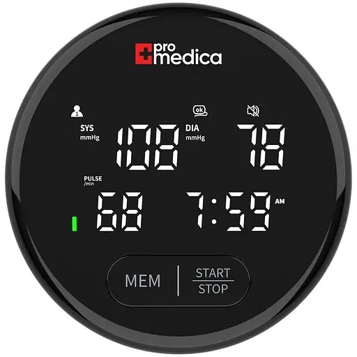 Тонометр Promedica Sense Type-C з голосовим супроводом автоматичний на плече - фото 2