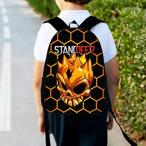 Рюкзак детский стендофф "Standoff2" 34х27см, городской ранец для мальчика с принтом (00347)