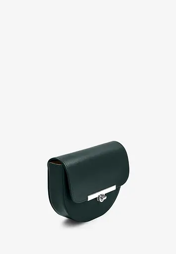 Жіноча шкіряна сумка поясна-кроссбоді Bridget зелений - фото 5