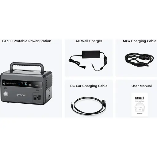 Зарядная станция CTECHi GT300 300W 299Wh (103871) - фото 2