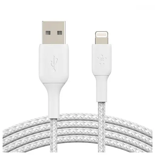 Кабель Lightning Belkin USB-A - Lightning 2m White (CAA002BT2MWH) - фото 4